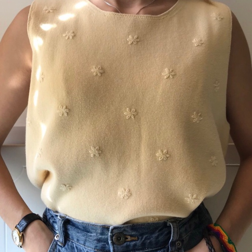 Vintage yellow blouse